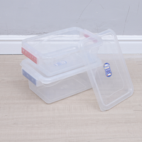 Vente flash : Ensemble de contenants alimentaires en plastique de qualité alimentaire, 4L, 5,5L, 10L, 16L, couvercles hermétiques disponibles pour les commandes en gros