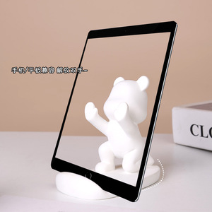 Violent Bear Phone <b>Stand</b> Resin Cartoon <b>Tablet</b> Holder Desktop Decor Gift - Product Image 4