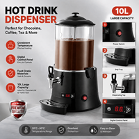 Distributeur commercial de boissons au lait au chocolat chaud Machine de distribution de chocolat de 10 litres