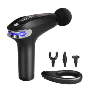 3200RPM <b>Vibrating</b> Digital Display <b>Mini</b> Full Body Muscle Deep Tissue Massage Gun Fitness Sculpting Massager - Product Image 1