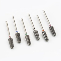 Prothèse pour perceuse à ongles, appareil à dents droites pour gaucher et droitier, pour enlever les acryliques coniques, professionnel, sécurité, forets en carbure de tungstène 3XC