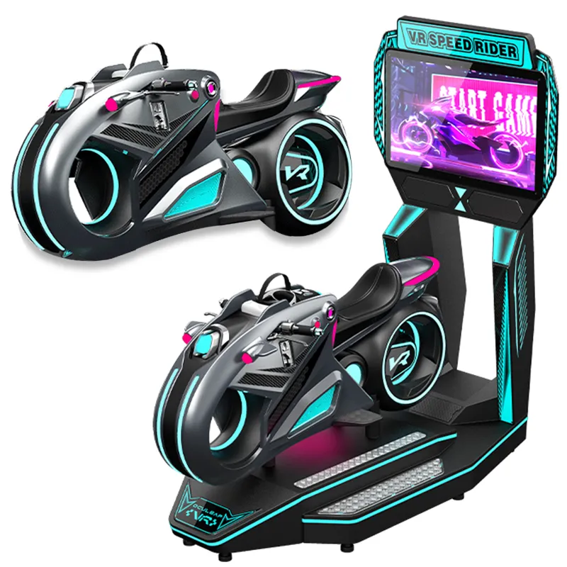 VR Racing Simulator 9d Virtual Reality Racing Simulator Driving Racing Arcade VR Machine 2024 Arcade Riding VR Game Machine