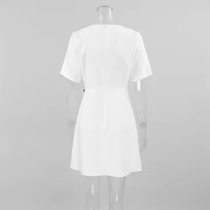 Vestidos de Alta Calidad para Mujer, Cuello Redondo, Transpirables, Verano, Mini Vestido Sexy - Product Image 3