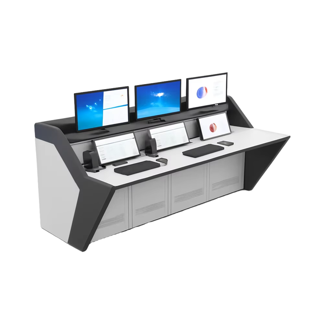 Customizable Industrial Automation Control Console Workstations Commercial Furniture for Command Centers Security Equipment