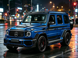 Heishi HS-05 Style BRS en fibre de carbone sèche finition mate pour capot moteur, pare-chocs, arches, lèvre avant, diffuseur arrière, spoiler G-Class W465 G63 - Product Image 5
