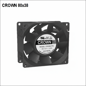 Ventilador Axial DC Crown 8038 ChargerT1 para Bebidas - Product Image 1