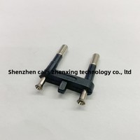 Connecteur électronique évasé à tête et embout en cuivre, de type européen, à âme pleine, pour cadre et accessoires électroniques ZX