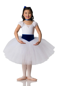 <span class=keywords><strong>Costume</strong></span> da balletto di fabbrica per Performance di scena Multi strati gonna da ballo in Tricot morbida con cintura rossa sulla vita posteriore per bambini - Product Image 4