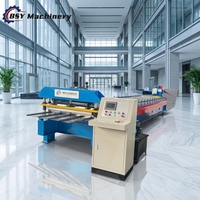 Machine de formage de rouleaux de tôles trapézoïdales IBR pour toiture, découpe hydraulique automatique PLC pour bardage mural en acier