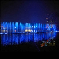Recommander Fontaine à eau dansante programmable de bonne qualité avec lumières RVB DMX 512 dans la décoration intérieure extérieure