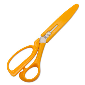 Tailor's <b>Scissors</b> Orange Stainless Steel Straight Head Home Use Fabric Cutting <b>Sewing</b> <b>Scissors</b> - Product Image 1
