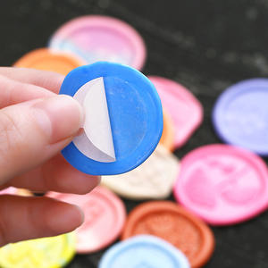 Autocollants adhésifs double face vierges pour sceau de cire, décoration artisanale en papier pour étiquettes de scellage d'enveloppes, vente en gros - Product Image 3