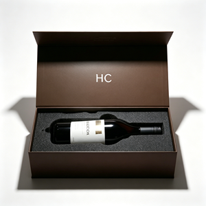 Premium Rigid Paper Wine Gift <b>Box</b> <b>Foldable</b> Magnetic Closure Custom Logo Luxury Packaging for Single Bottle Whiskey - Product Image 5