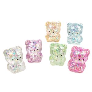 ตุ๊กตาหมีมอลโทสออโรร่าสีสันสดใสขนาด 6 ซม. ของเล่นบีบ TPR พกพาสะดวก บรรเทาความเครียด ของขวัญสำหรับเด็กและผู้ใหญ่ ช่วยเพิ่มความสุขในวันที่มีกิจกรรมมากมาย - Product Image 1