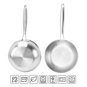 Сковорода TIANXING Chef-Grade из 3-слойного титана, с эффектом ковки, профессионального качества, нетоксичная, для здорового приготовления пищи - Product Image 4