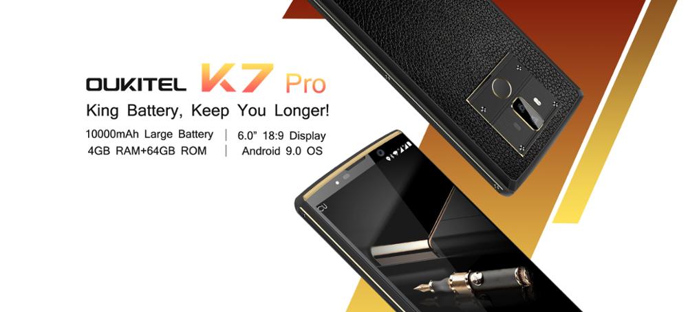 【美品】OUKITEL K7 SIMフリースマートフォン Smartphone OUKITEL K7 Pro 6.0