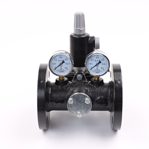 Flanschtyp-Gasdruckregelventil mit Manometer Industrieller Gasdruckminderer - Product Image 1
