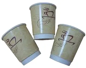 사용자 정의 로고 인쇄 일회용 이중 벽 종이컵 6oz 뜨거운 음료 커피 컵 무료 샘플