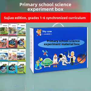 Nouvelle édition 2026 - Boîte <span class=keywords><strong>de</strong></span> matériel d'expérimentation scientifique pour l'école primaire - Recommandée par les enseignants pour les classes <span class=keywords><strong>de</strong></span> la 1ère à la 6ème (niveaux supérieur et inférieur) - Product Image 1