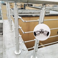Rampe en acier durable, garde-corps de sécurité haute résistance, robuste, pour escalier, balcon, terrasse, extérieur, intérieur, en fer forgé