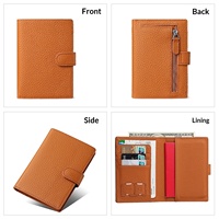 Nouveau Porte-Passeport Anti-Scan RFID Tendance pour Hommes et Femmes, Portefeuille Multifonctionnel, Porte-Billets, Porte-Cartes d'Identité en Liège