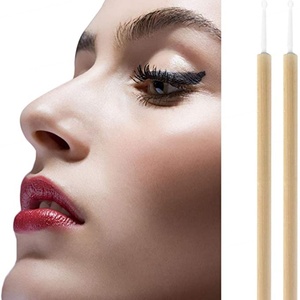 Applicateur micro-brosse en bambou écologique pour extensions de cils, micro-brosse sans peluches, écouvillon de nettoyage, outils de greffage pour salon de cils - Product Image 2