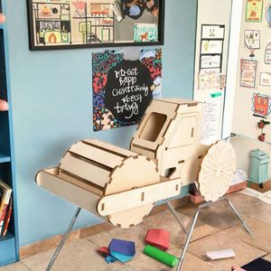 Kit de Ciencias STEM de Madera para Niños, Juguetes Educativos de Ingeniería para el Aprendizaje en Escritorio, Materiales Escolares para Niños, Conjuntos Empaquetados - Product Image 3