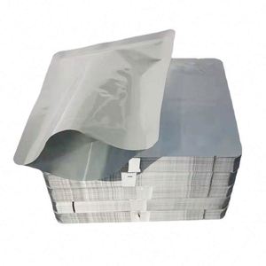 Sacs alimentaires sous vide en aluminium scellés sur trois côtés avec logo personnalisé, prix d'usine, vente en gros, pack promotionnel - Product Image 1