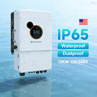 Convertisseur solaire hybride haute puissance 48V 5kw 6kw 8kW 10kW 12kW |   UL1741 Marché américain SEI-12K-UP Phase partagée pour système de batterie au lithium