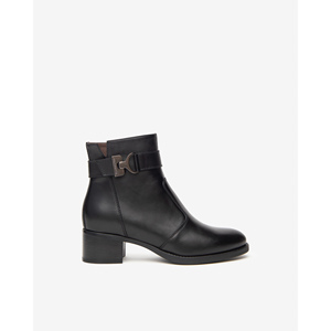 Stivaletti bassi da donna I411270d neri Slip-On neve stile classico Chelsea con soletta piatta in PU per l'autunno e l'inverno - Product Image 1