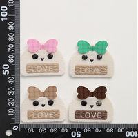 Erkoumi vente en gros 2025 nouveauté étiquettes en tissu de dessin animé mignon patchs tissés polyvalents pour enfants sacs chapeaux vêtements accessoires