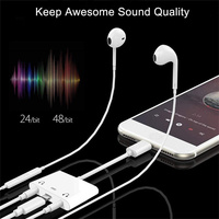 Adaptador de Audio USB C a 3,5mm 3 en 1 auxiliar a USB C divisor de auriculares con adaptador de carga rápida PD para teléfono 16/Pixel 9 8/Galaxy