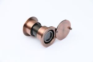 2021 gaya baru terbaik mawar emas kuningan di bawah pintu mata penonton dengan penutup desain Modern plastik bahan campuran seng lensa kaca - Product Image 5