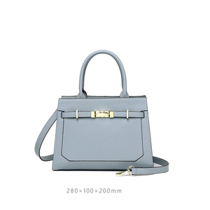 Bolso de Hombro de Cuero Genuino Certificado BSCI al por Mayor, Moderno, para Mujer, con Asa Única, Cierre de Cremallera Impermeable, Cadenas BADI - Product Image 6