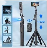 Stabilisateur de téléphone à suivi facial C17 Ai, perche à selfie 360 °   Télécommande Android à rotation et équilibrage pour une prise de vue vidéo stable