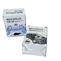 Nouveau répulsif électronique à ultrasons pour souris, à fixer sur voiture, avec LED clignotante et emballage en boîte