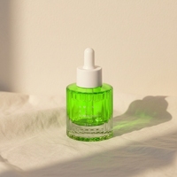 Emballage personnalisé pour flacon d'huile essentielle 30ml 50ml, tube en papier avec insert en mousse, flacon compte-gouttes, boîte cylindrique ronde