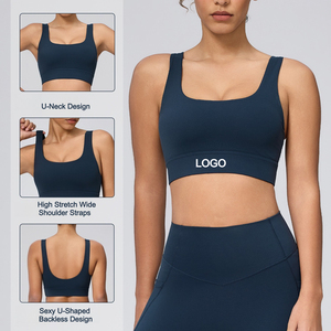 Sujetador Deportivo de Alto Impacto para Mujer con Logotipo Personalizado al por Mayor, Sujetador Deportivo Acolchado para Correr, Hacer Ejercicio y Yoga con Soporte - Product Image 1
