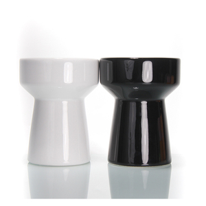 White Porcelain Candle Jars Customize Logo White Luxury Matte Black Porcelain Candle Vessels And Box Empty Ceramic Candle Jars Candle Containers With Print