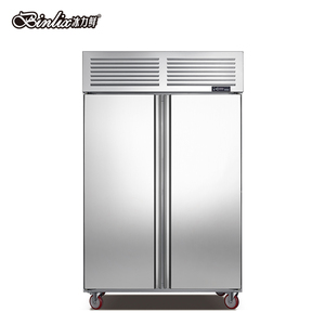 Congelador Vertical de Acero Inoxidable de 2 Puertas, Refrigerador de Primera Calidad para Uso Comercial y Doméstico, Enfriador para Almacenamiento de Carne, Fabricado en China - Product Image 3