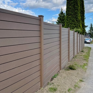 Panneau mural WPC, clôture de <span class=keywords><strong>jardin</strong></span> de 6 pieds, panneaux de clôture <span class=keywords><strong>en</strong></span> aluminium, imperméables, résistants aux UV, pour l'extérieur - Product Image 3