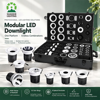 Série complète de spots de plafond étanches et dimmables, éclairage intérieur anti-éblouissement, 10W COB LED IP65, downlight encastré pour projet