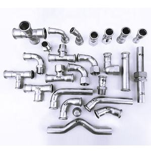 Премиум промышленная сантехника из нержавеющей стали V-Пресс & V Профиль компрессионные фитинги для приложений EN10312, PN16/PN25 - Product Image 3