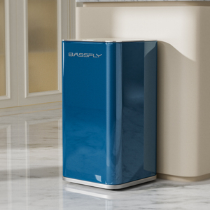 Cubo de Basura Cuadrado de Acero Inoxidable de 15L, <span class=keywords><strong>Azul</strong></span>, para Cocina, Baño, <span class=keywords><strong>Reciclaje</strong></span> y Almacenamiento - Product Image 6