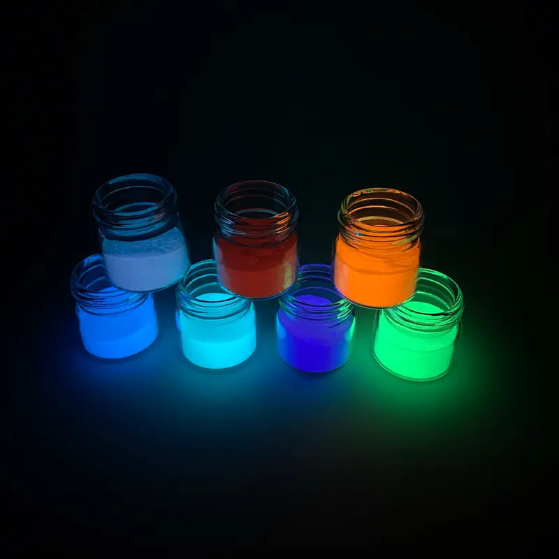 Colorful High Brightness Glow In The Dark Powder Bath Pigment for Epoxy Resin