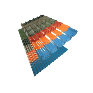 Tôles d'acier ondulées PPGI PPGL à prix d'usine, revêtement coloré, galvanisé/galvalume, pour toiture métallique, pliage DX51D - Product Image 3