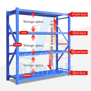 China buen estante de almacenamiento de metal estante de trabajo ligero estantes <span class=keywords><strong>flotantes</strong></span> soportes para almacén - Product Image 5
