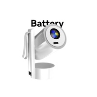 Proyector Portátil con Batería, 4k, Android, Home Theater, Enfoque Automático, Mini Proyector Inteligente, Wi-Fi, Video, Proyector de Datos