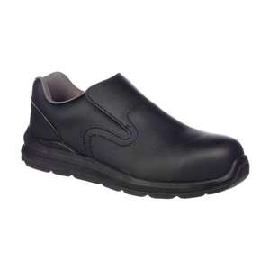 PORTWEST - FD62BKR37 Compositelite <b>slip</b> <b>on</b> <b>black</b> safety <b>trainer</b> - EAN 5036108364503 SAFETY SHOES AND SAFETY <b>TRAINERS</b> - Product Image 1