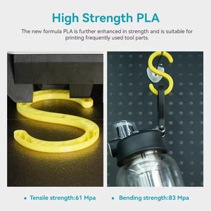 Sợi nhựa PLA SUNLU bán buôn, độ bền cao, 1.75mm, 1kg/cuộn, độ co ngót thấp, dùng cho máy in <span class=keywords><strong>3D</strong></span> - Product Image 2